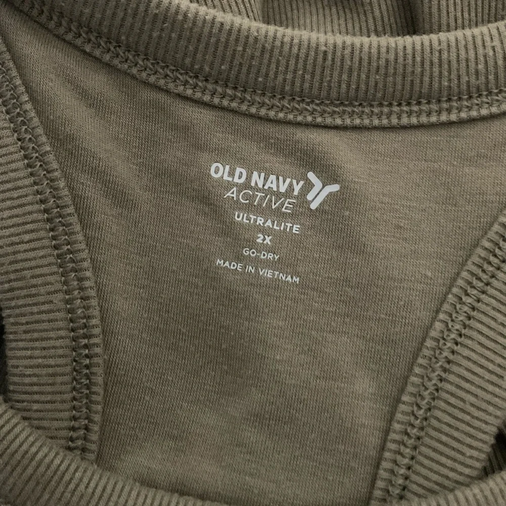 Old Navy Active Ultralite Go Dry Racerback Rib-Knit Ruched Dress Size 2X - Picture 6 of 9